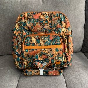 Lug Wildflower Amber Canter & Coin Pouch